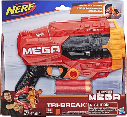 Nerf N-Strike Mega Tri-Break Blaster Inc 3 Mega Darts