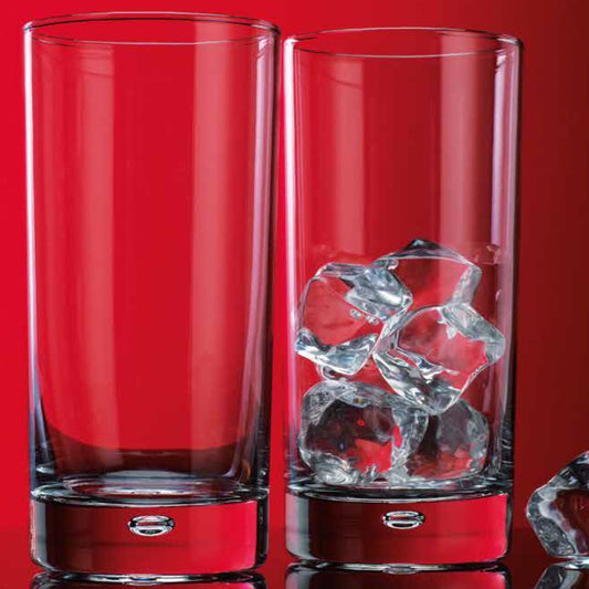 RED SERIES BUBBLE 17OZ HB S/6 Drinking Glass