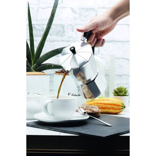 Kitchen Sense Polished Aluminum Espresso Maker 9 Cup