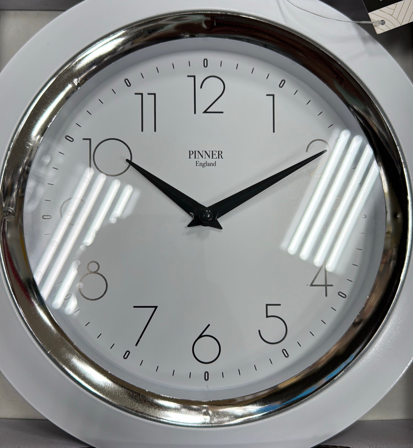 Two tone wall clock 10”