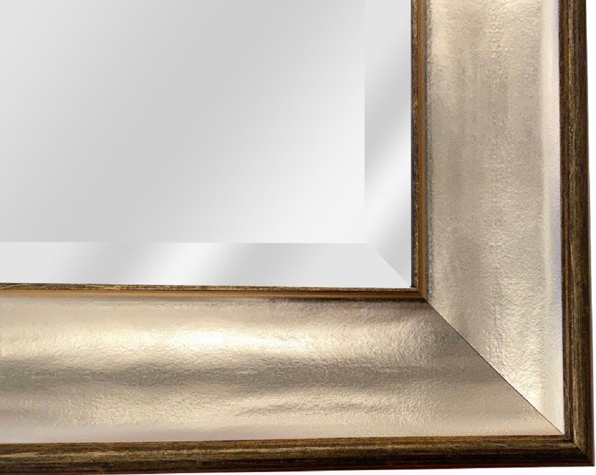 SCOOP LEANER MIRROR IN CHAMPAGNE - SIZE: 30" x 54"