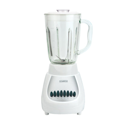 Dominion Countertop Blender | Glass Jar | 10-Speed Settings | White