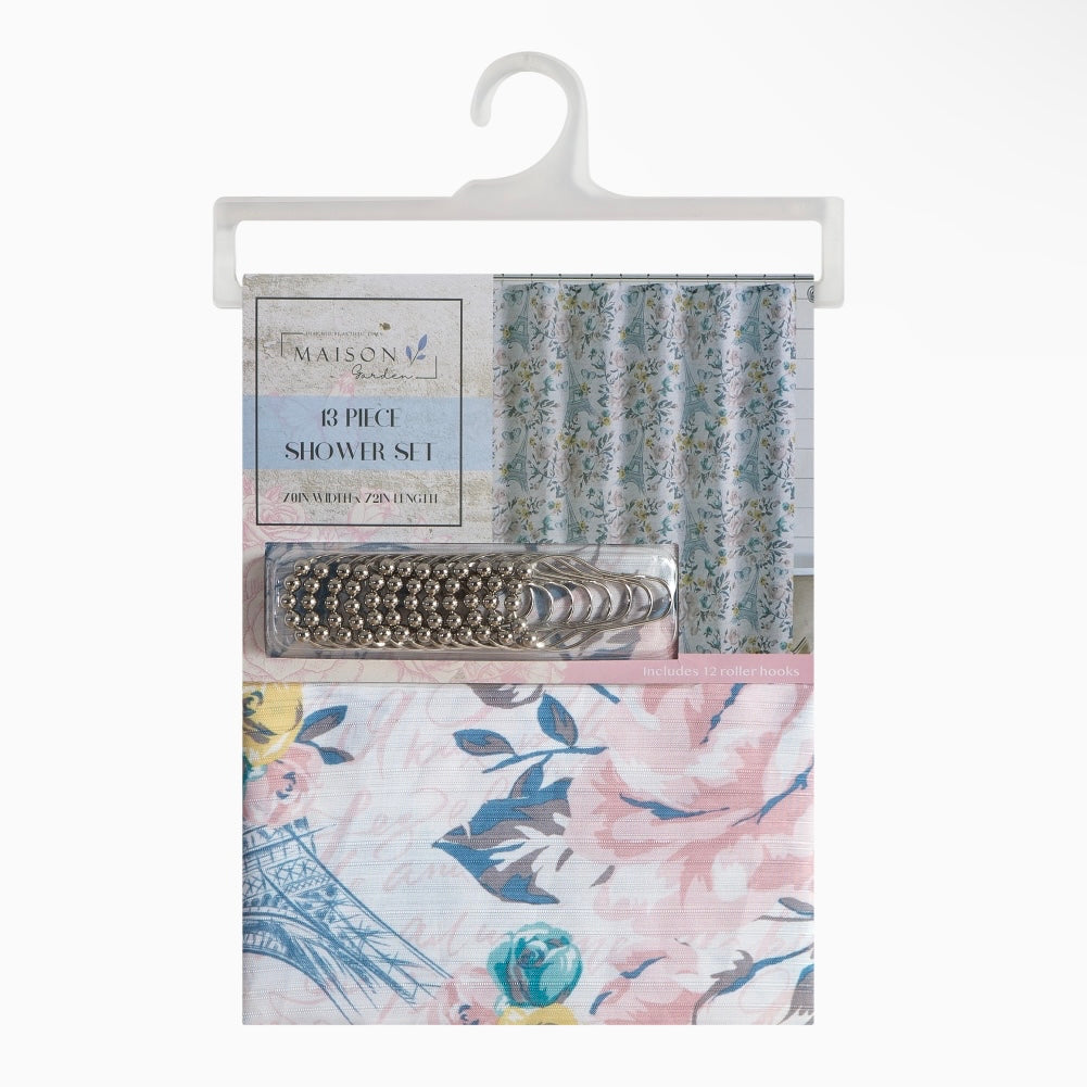 Shower Curtain 70" Width × 72" Length (178cm × 183cm