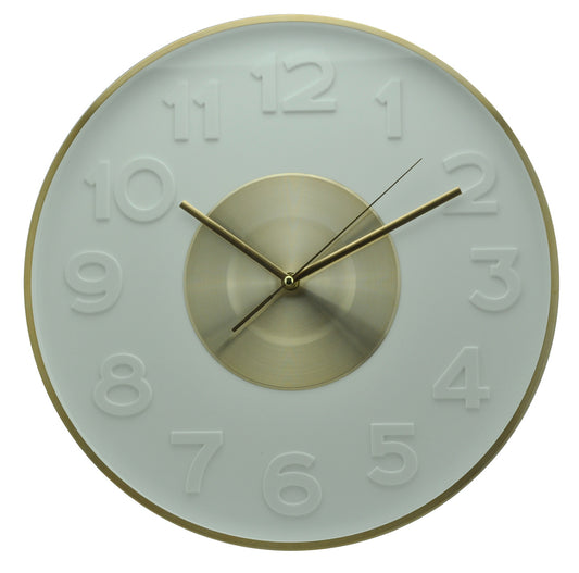 20" ELECTRO-PLATED ASST METAL CLOCKS