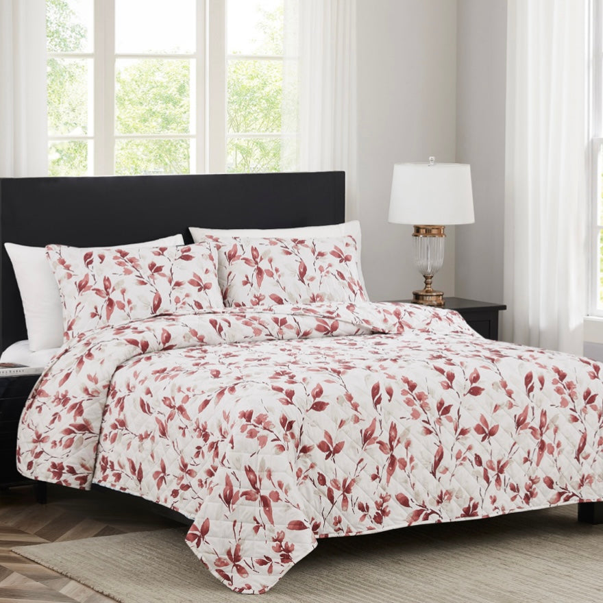 RT Designers Collection Melrose Bahama 3pc Stitched Quilt - Thumbnail 4