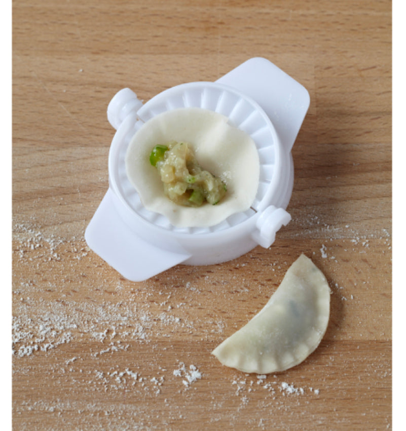 IMUSA Dumpling and Empanada Press 2 pack, White