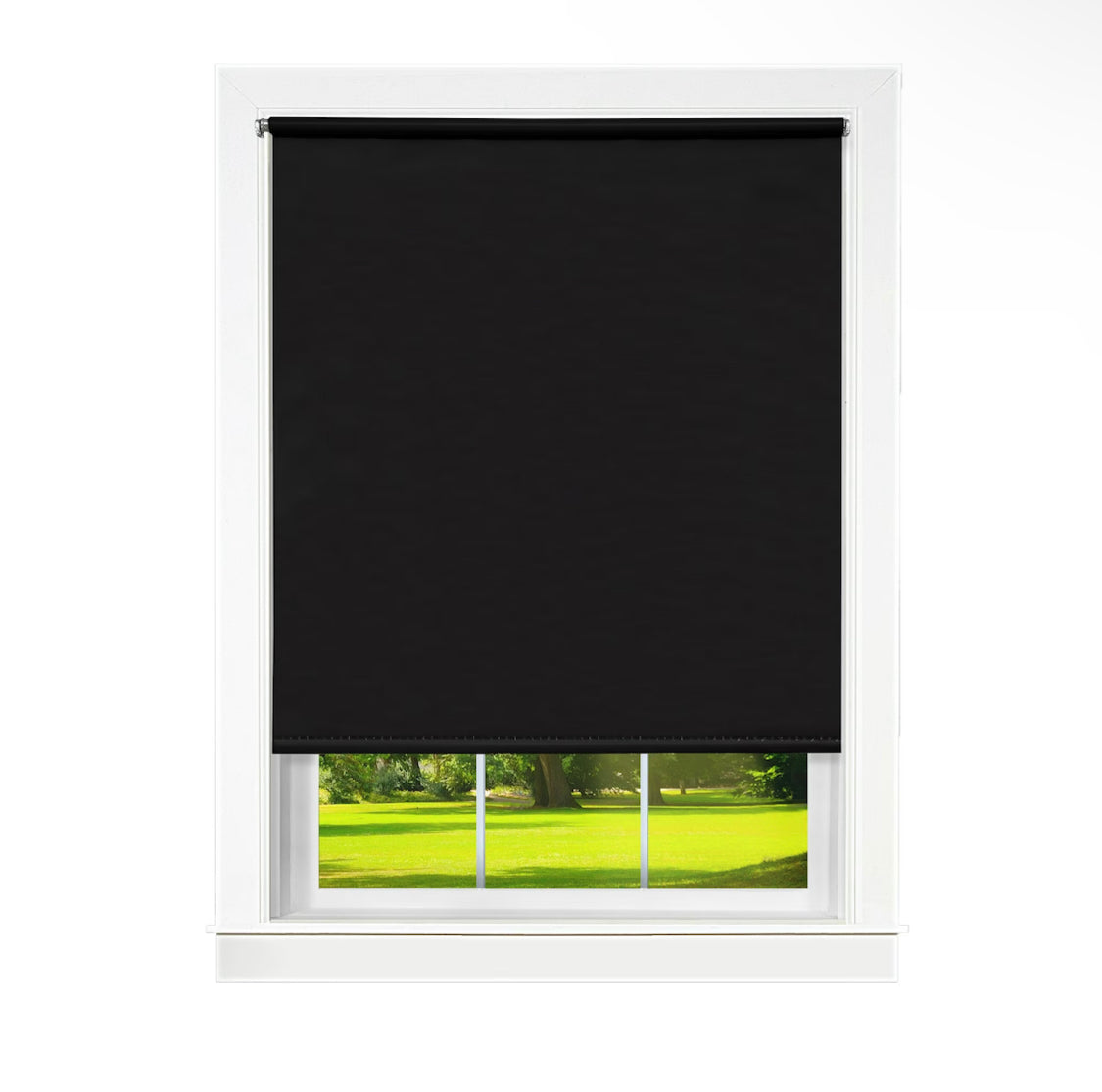 Cordless Tear Down Light Filtering Shade | 72"L x 37"W | Black