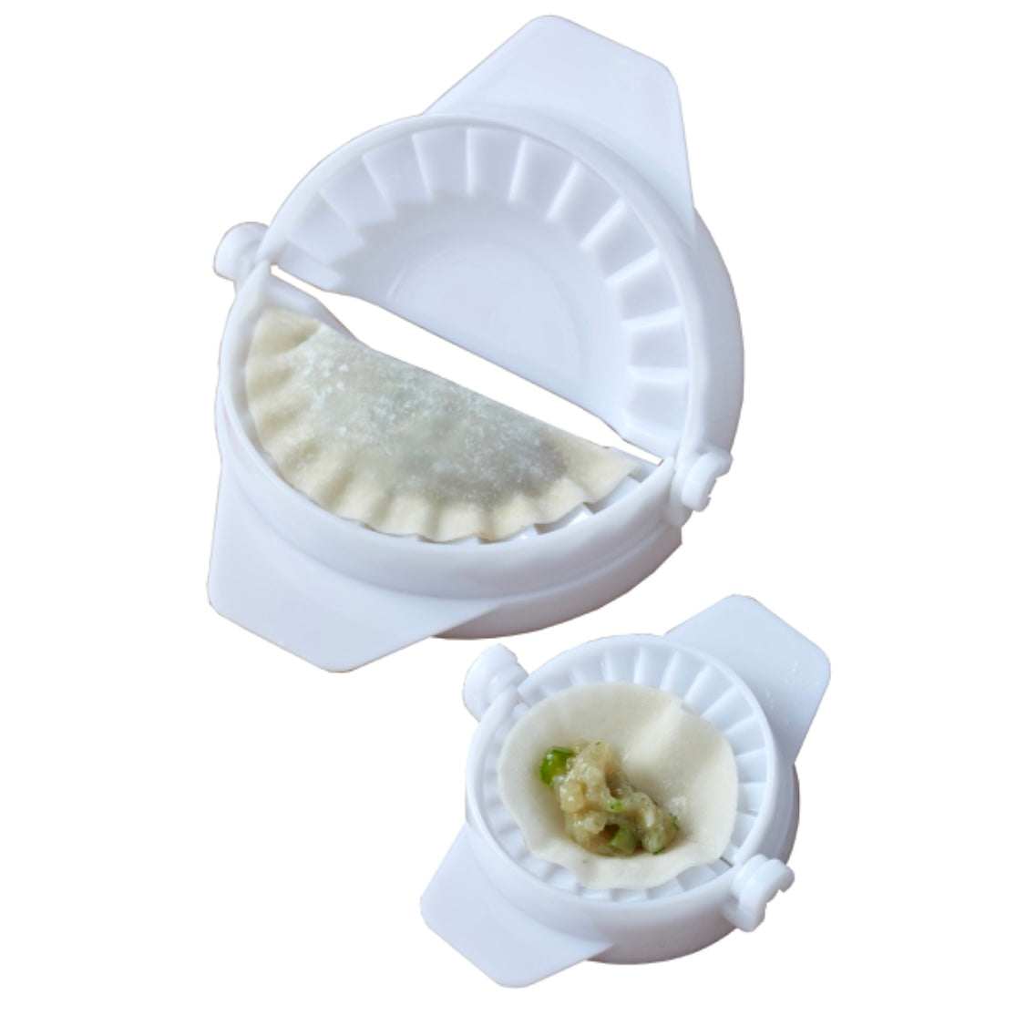 IMUSA Dumpling and Empanada Press 2 pack, White