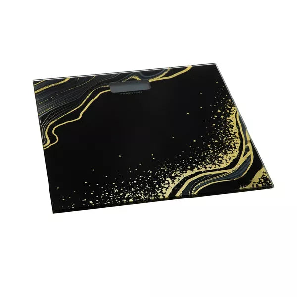 Bath Bliss Digital Glass Scale in Gold and Black