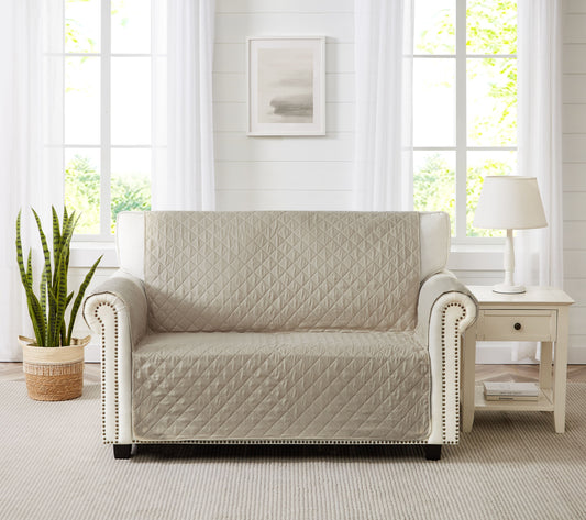 Blake Solid Love Seat Cover Assorted