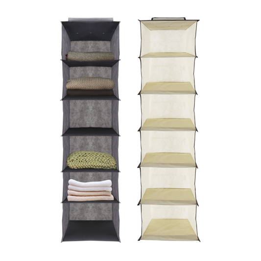 12" x 12" x 47.25" Non Woven 6Layer Hanging Organizer