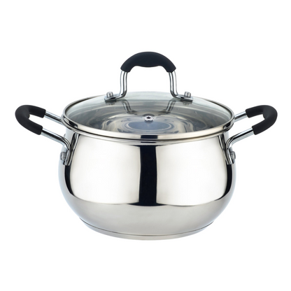 3.4QT S.S Sauce Pot with Lid