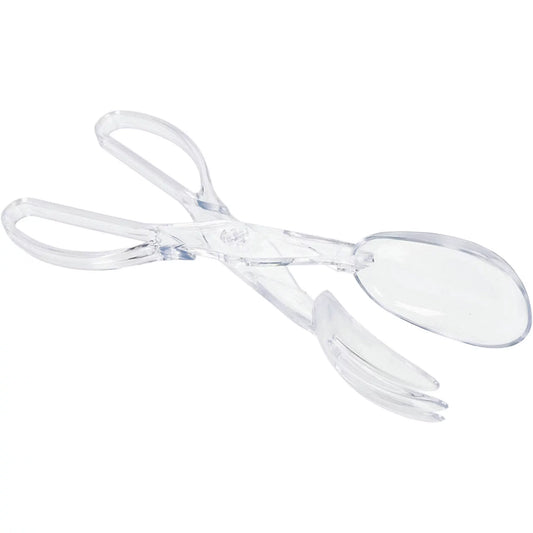 Clear Acrylic 11in Salad Tongs