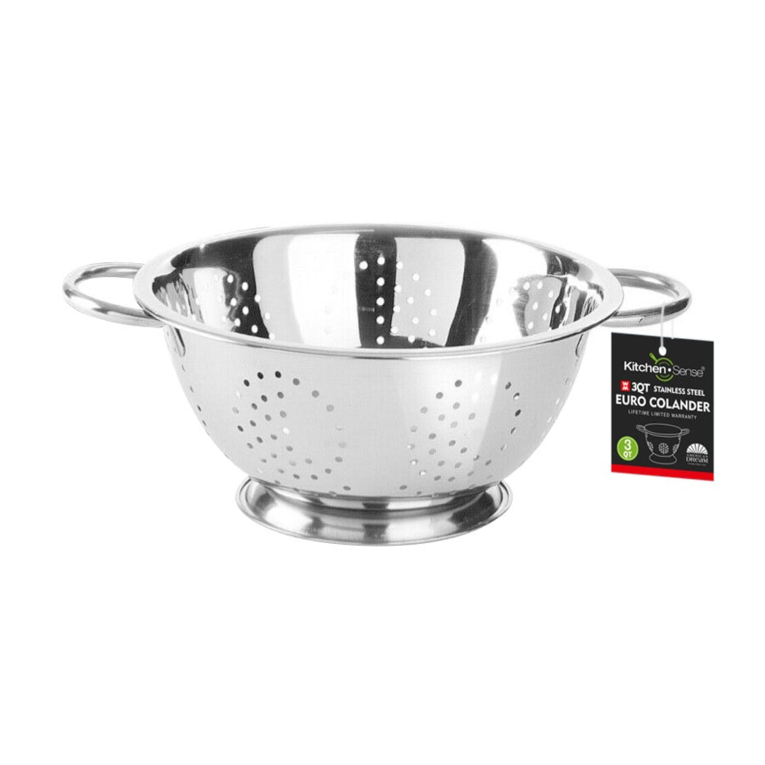 3Qt Stainless Steel Deep Colander