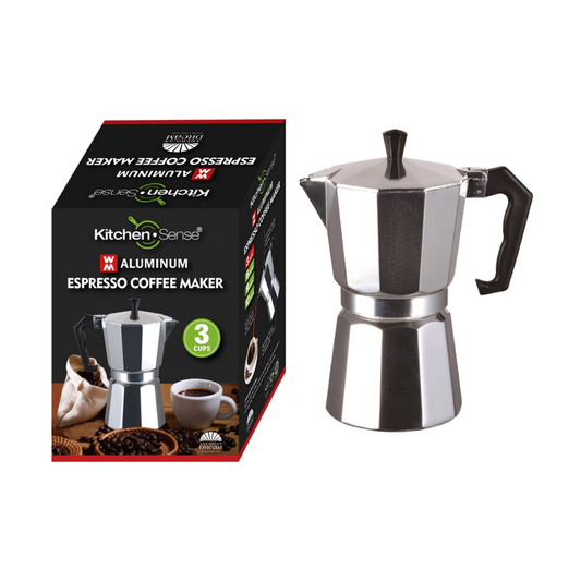 3-Cup Aluminum Espresso Coffee Maker