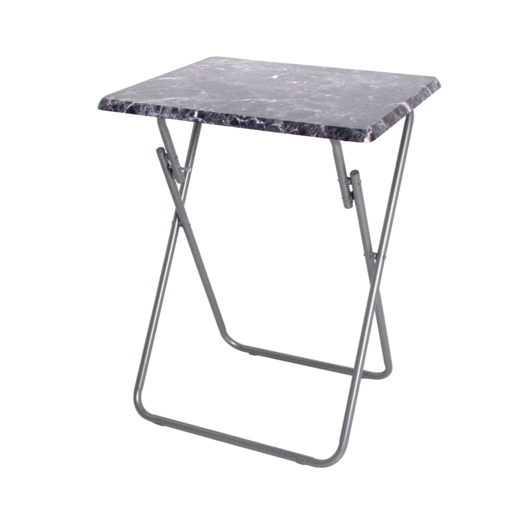 Black Marble  Jumbo EZ Tray Table 29"x20"x28"