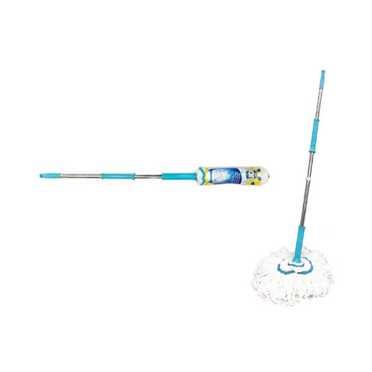 Dream Bath Cotton Hand Push Twist Mop for Household Floor Cleaning