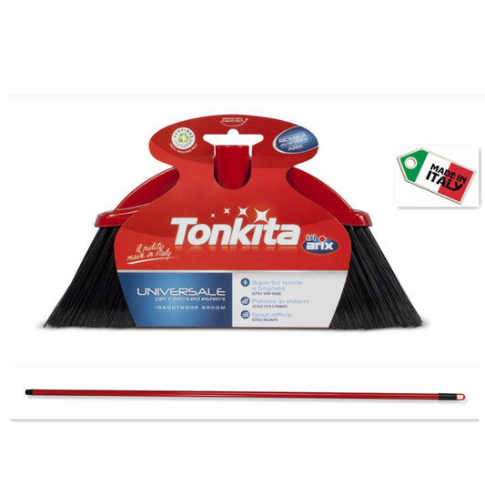 Tonkita Indoor Outdoor Broom With Handle TK620
