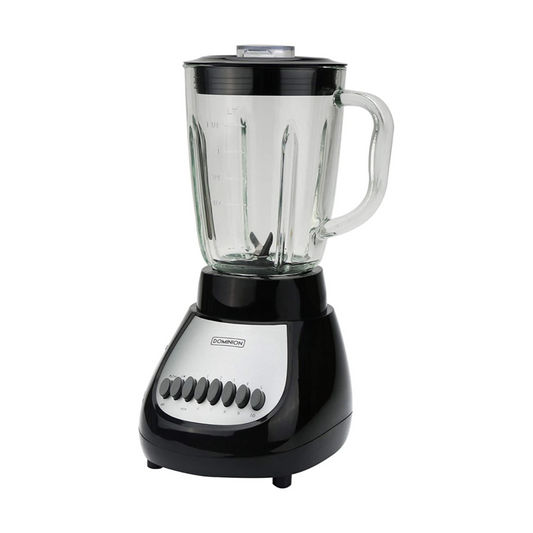 10 Speed Countertop Blender with Glass Jar, Black