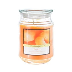 Country Dreams Scented 18 oz Jar Candle - Peach
