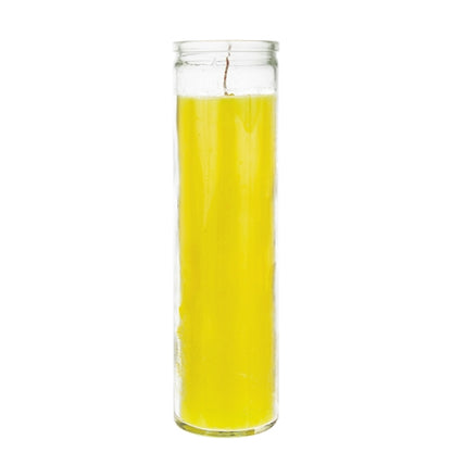 7 day All Purpose Tall Devotional Prayer Container Candle - Yellow