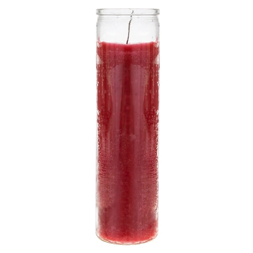 7 day All Purpose Tall Devotional Prayer Container Candle- Red