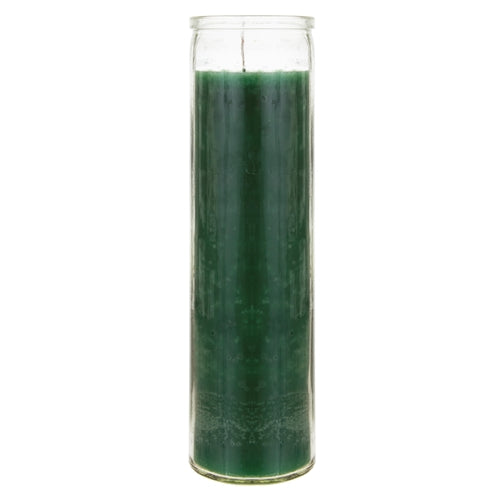 7 day All Purpose Tall Devotional Prayer Container Candle - Green