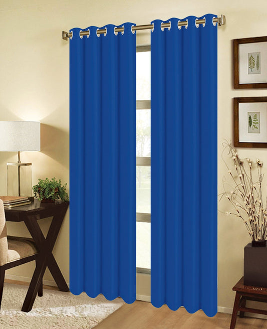 JEANNIE NAVY BLACKOUT GROMMET PANEL 54"X95"