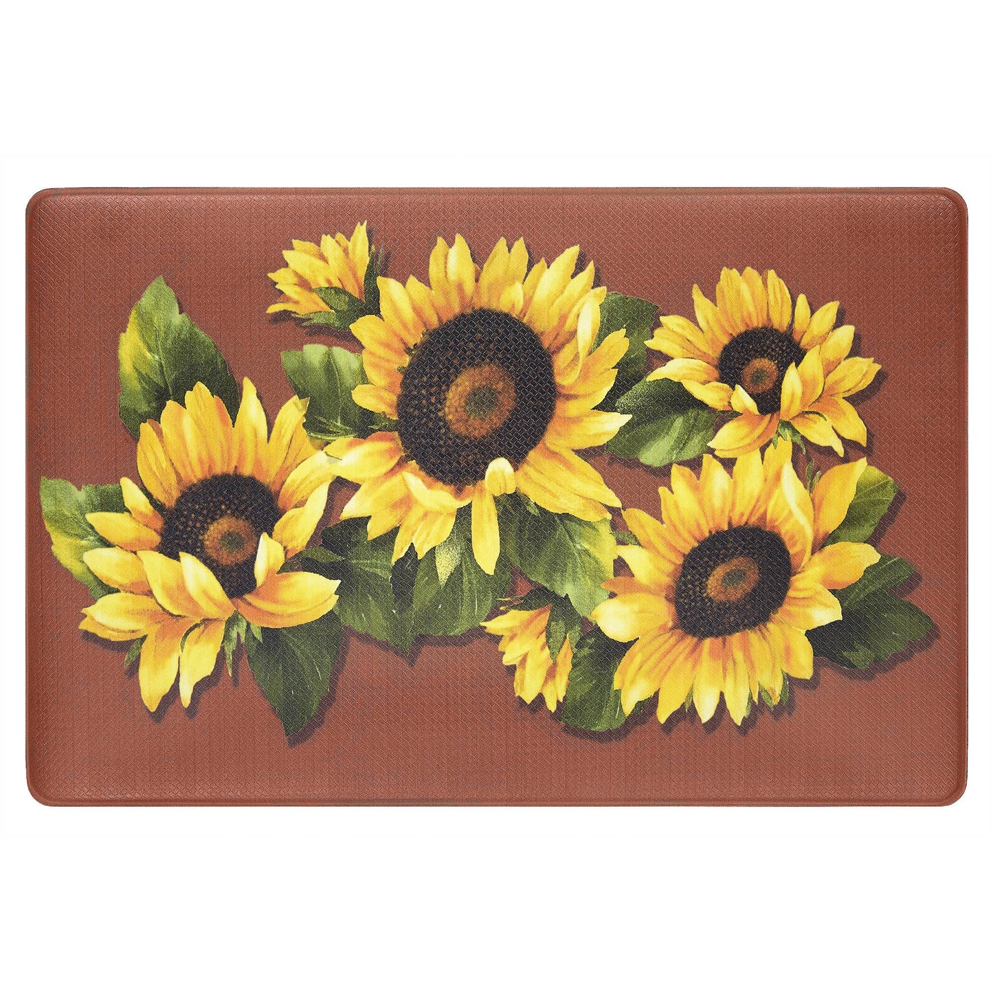 Black Eyed Susan Memory Foam Anti-Fatigue Kitchen Floor Mat 18" x 30"