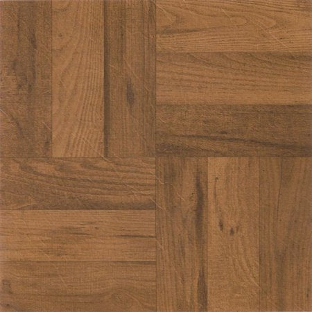 Nexus 12-Inch Vinyl Floor Tiles, 20 Tiles, Wood Oak Plank, Self Adhesive, Peel & Stick