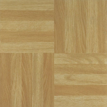 Nexus Achim 12"x12" 1.2mm Peel & Stick Vinyl Floor Tiles 20 Tiles/20 Sq. ft. Four Finger Square Parquet