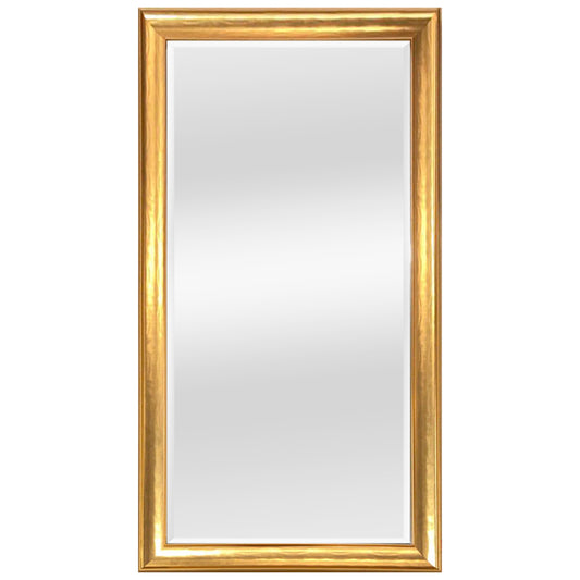 SCOOP LEANER MIRROR IN GOLD - SIZE: 30" x 54"