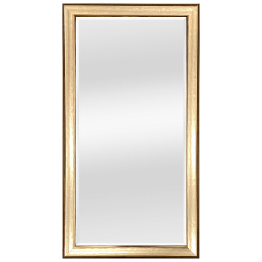 SCOOP LEANER MIRROR IN CHAMPAGNE - SIZE: 30" x 54"