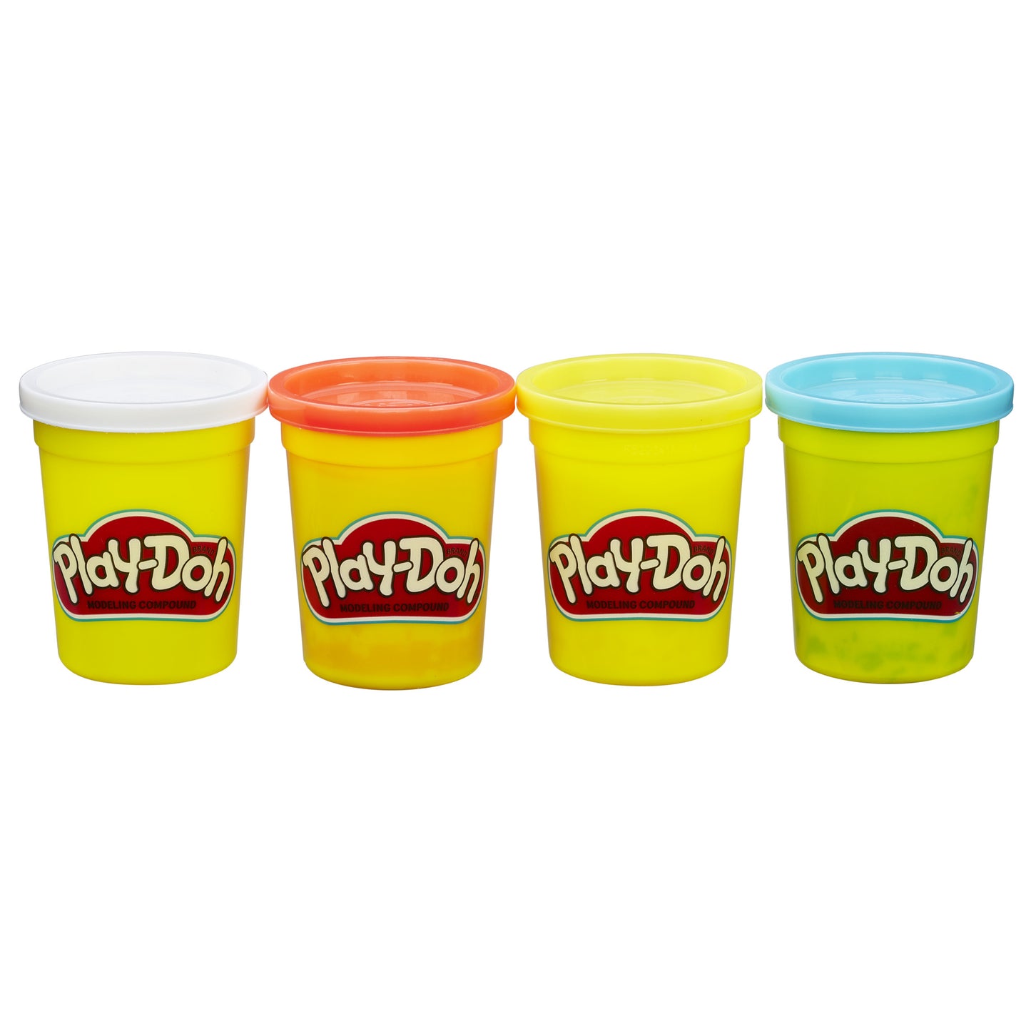Play-Doh 4 Pack of Classic Colors for Kids 2+, 4-Ounce Cans