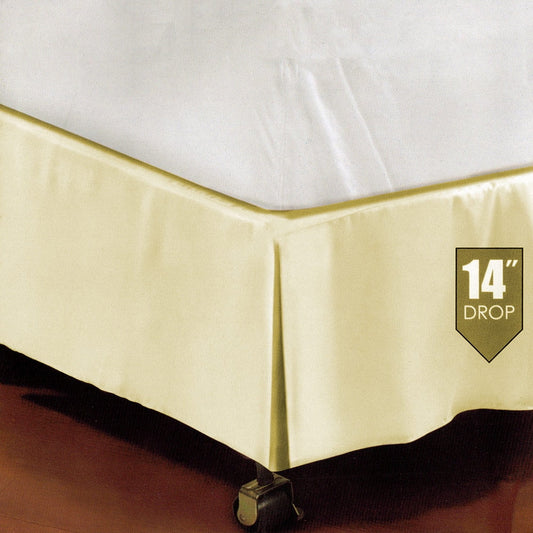 Kennedy Tailored Platform Top Bed Skirt, Beige, Twin