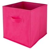 Collapsible Non-Woven Storage Cube in Pink