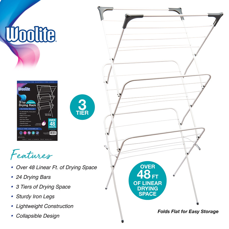 3-tier, foldable cloth dryer
