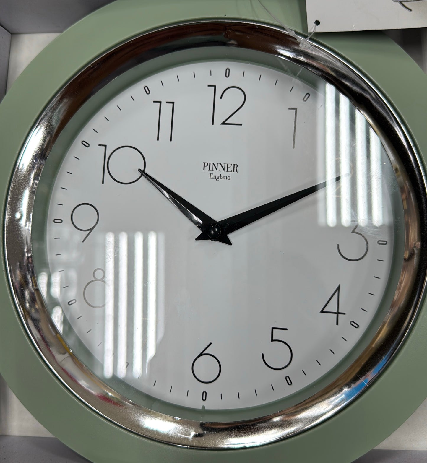 Two tone wall clock 10”
