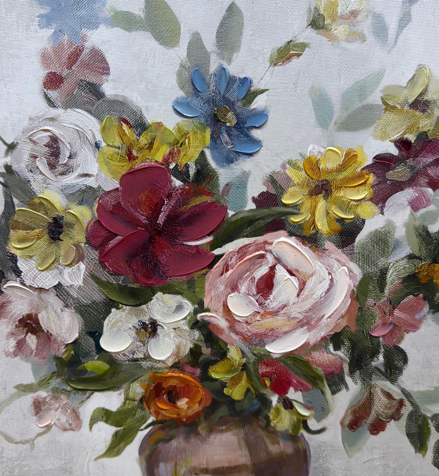 Floral dream framed art