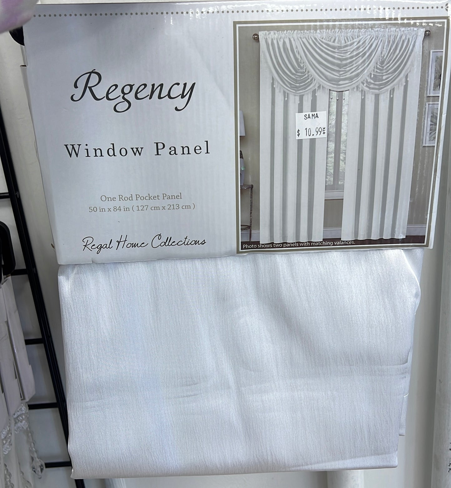 Regency 50x84 GMT Rod Pocket Panel | WHITE