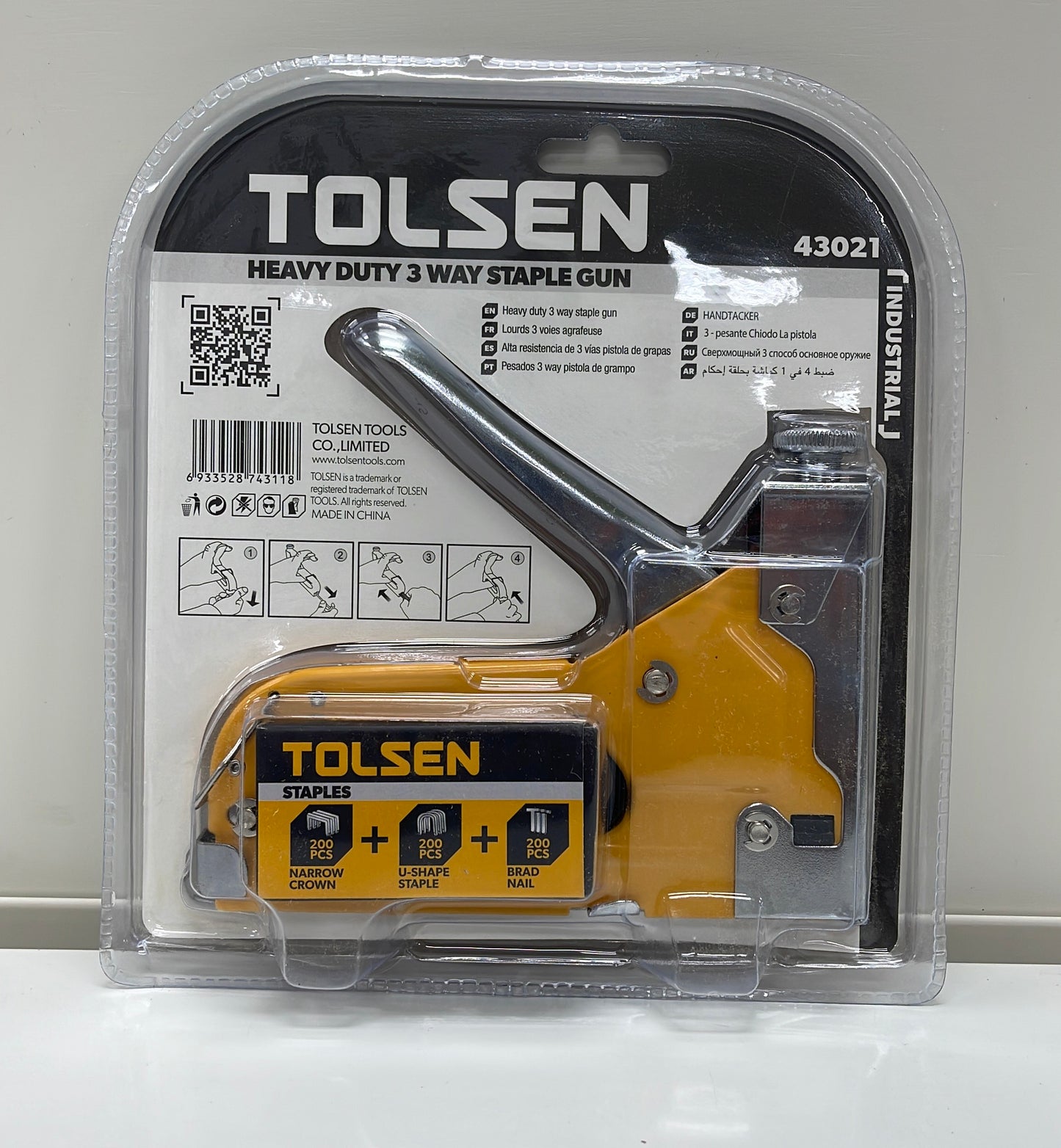 Stapler Gun H/D T50 Compatible W/Staples (Industrial)