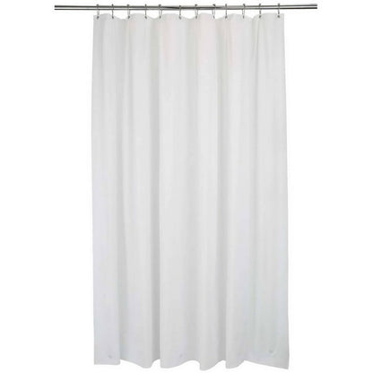 Bath Bliss Heavy Shower Curtain Liner Extra Long in White