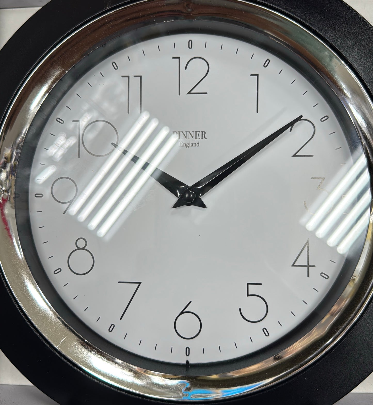 Two tone wall clock 10”