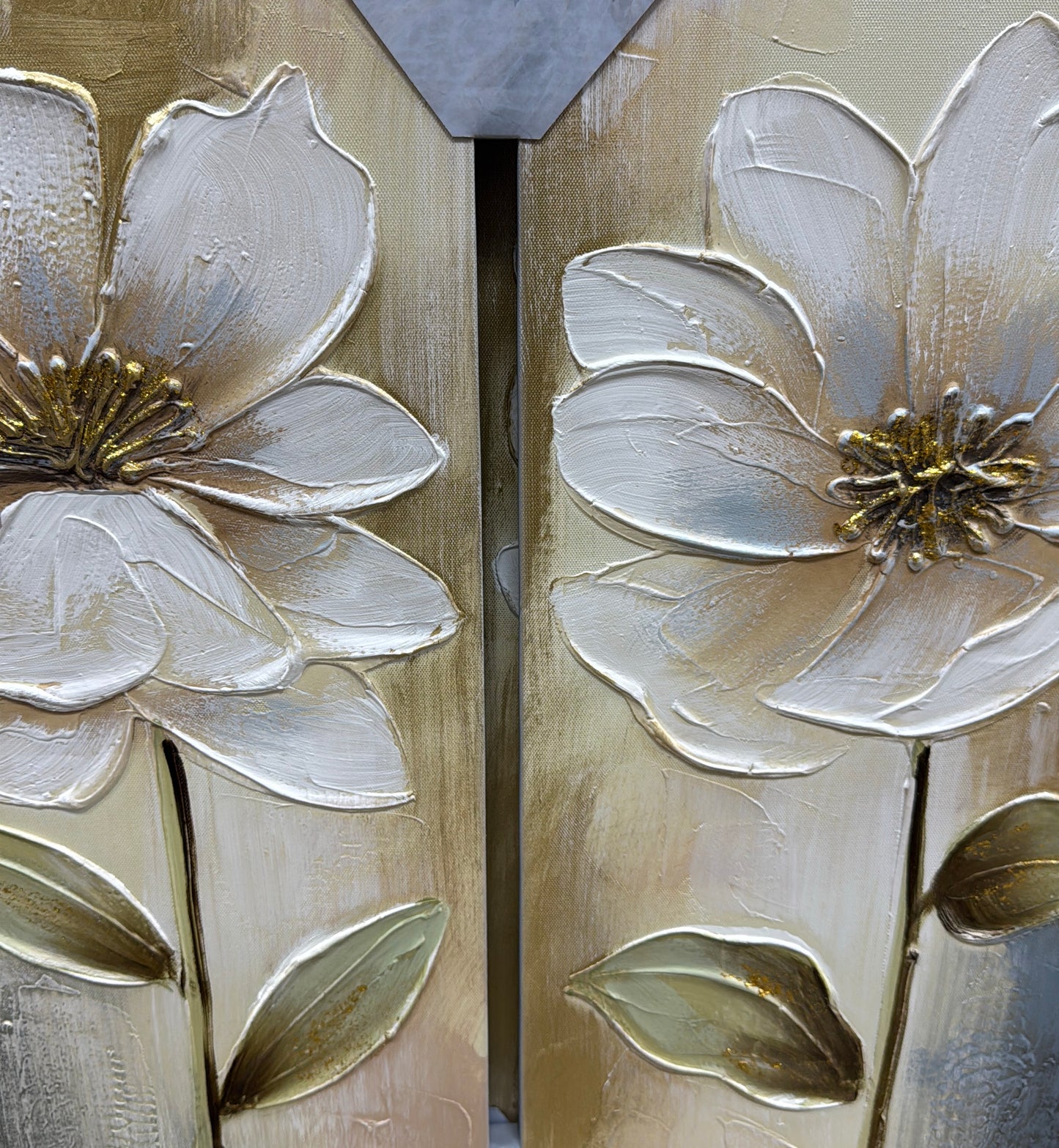 Hand embellished canvas