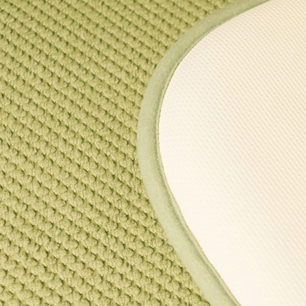 Set of 2 Memory Foam Chair Pads, Green