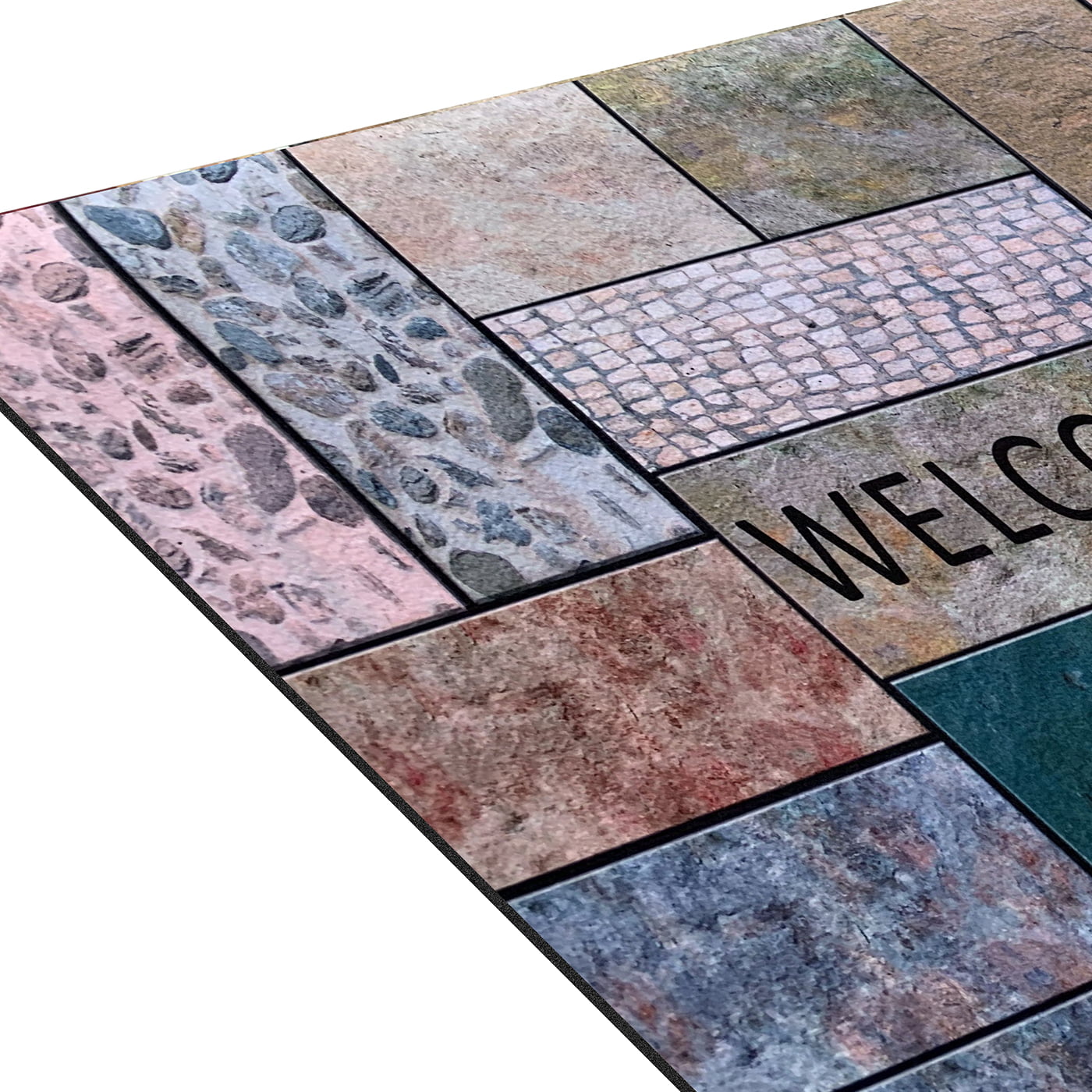 Welcome Outdoor Rubber Entrance Mat 18x30 - Welcome Home