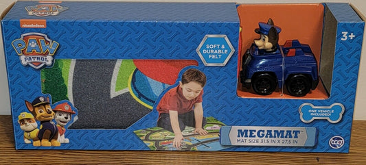 Paw Patrol Felt Mega Playmat NEW with Chase in Police Vehicle