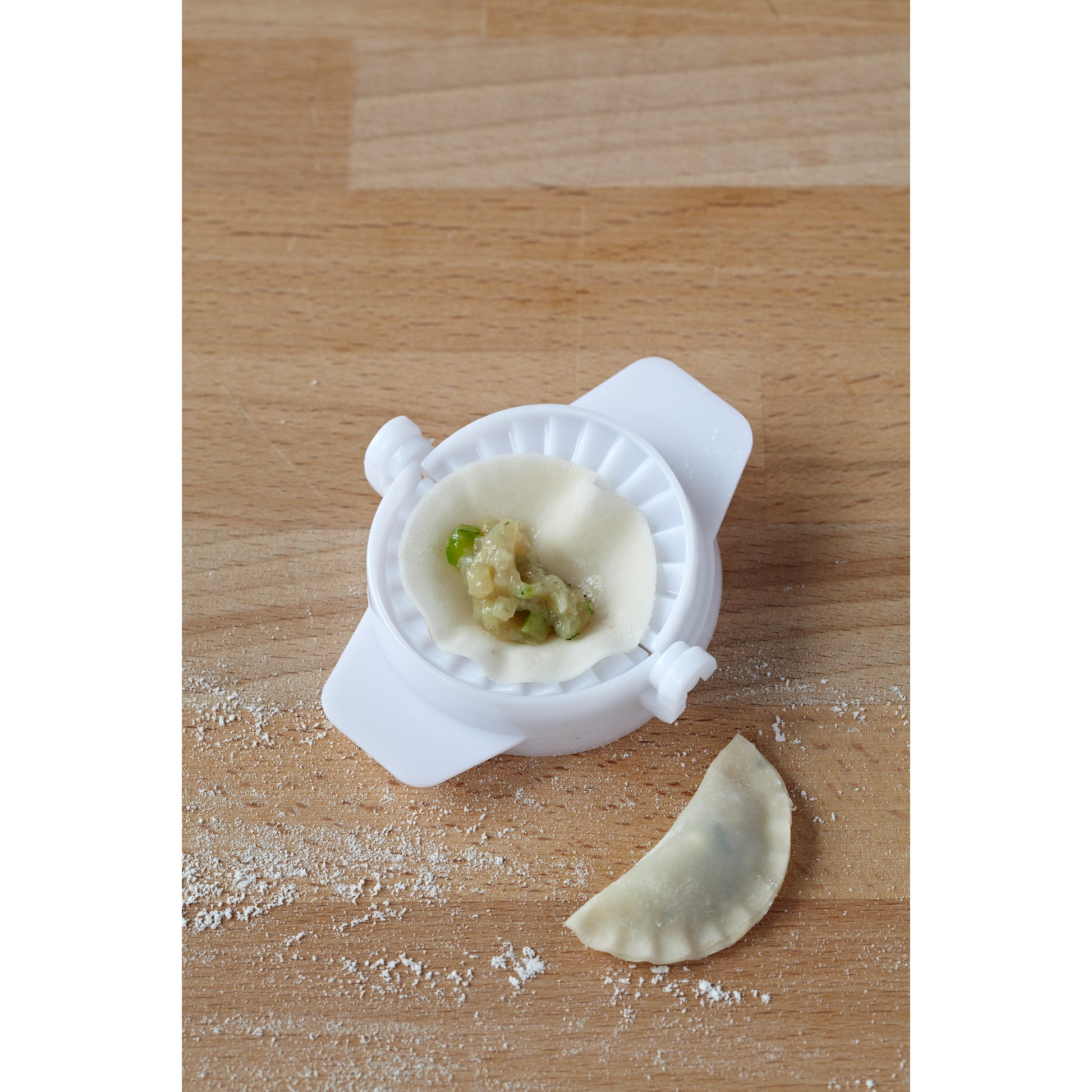 IMUSA Dumpling and Empanada Press 2 pack, White