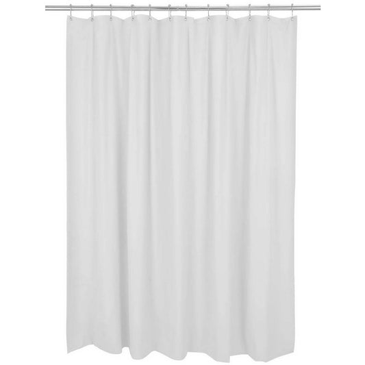 Bath Bliss Heavy Shower Curtain Liner in White