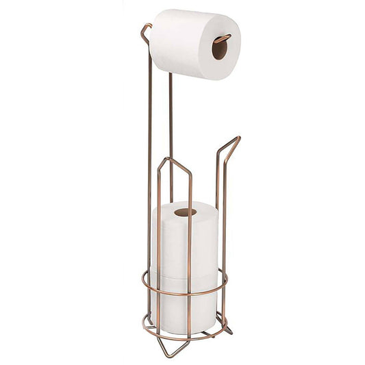 Bath Bliss Tissue Roll Holder and Dispenser in Oil Rubbed Bronze - Gold - 6.30 X 6.30 X 24.02